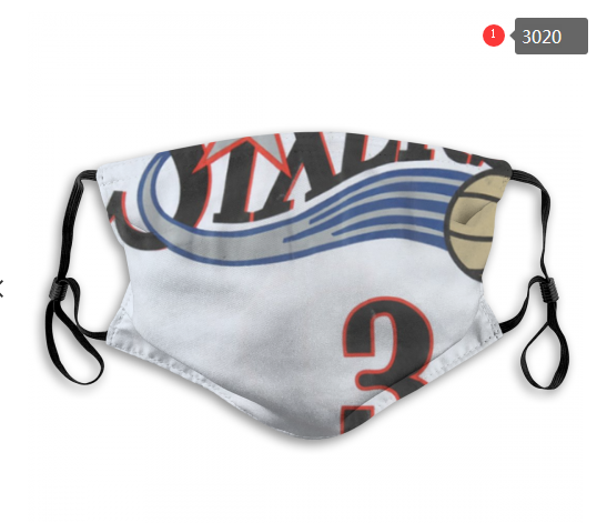NBA Philadelphia 76ers #5 Dust mask with filter->nba dust mask->Sports Accessory